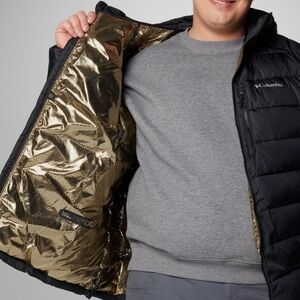 Columbia Black Hooded Jacket XXL